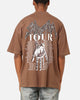 Saint Morta Tour Mock T-Shirt Brown