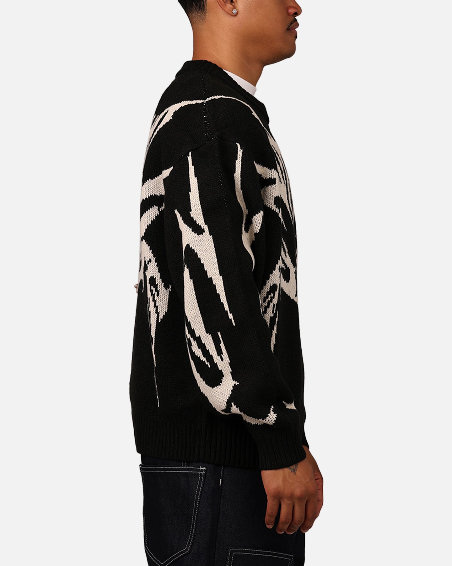 Loiter Cyber Knit Sweater Black | Culture Kings US