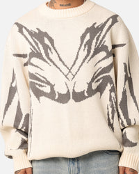 Loiter Cyber Knit Sweater Off White