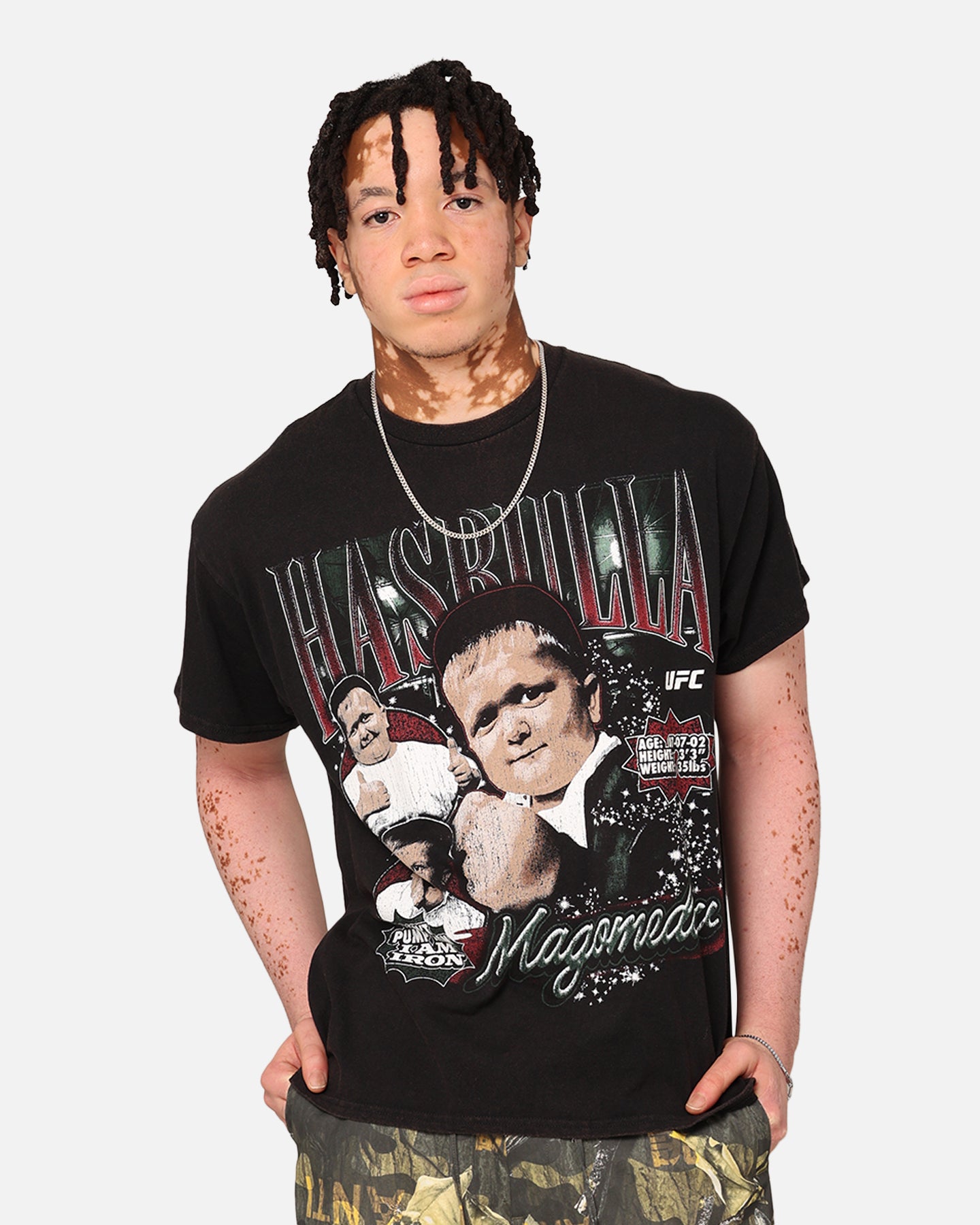 UFC By Goat Crew Hasbulla Vintage T-Shirt Black Wash | Culture