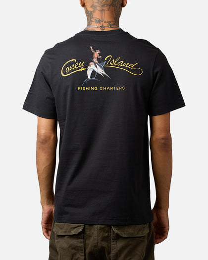 Coney Island Picnic Fishing T-Shirt Black