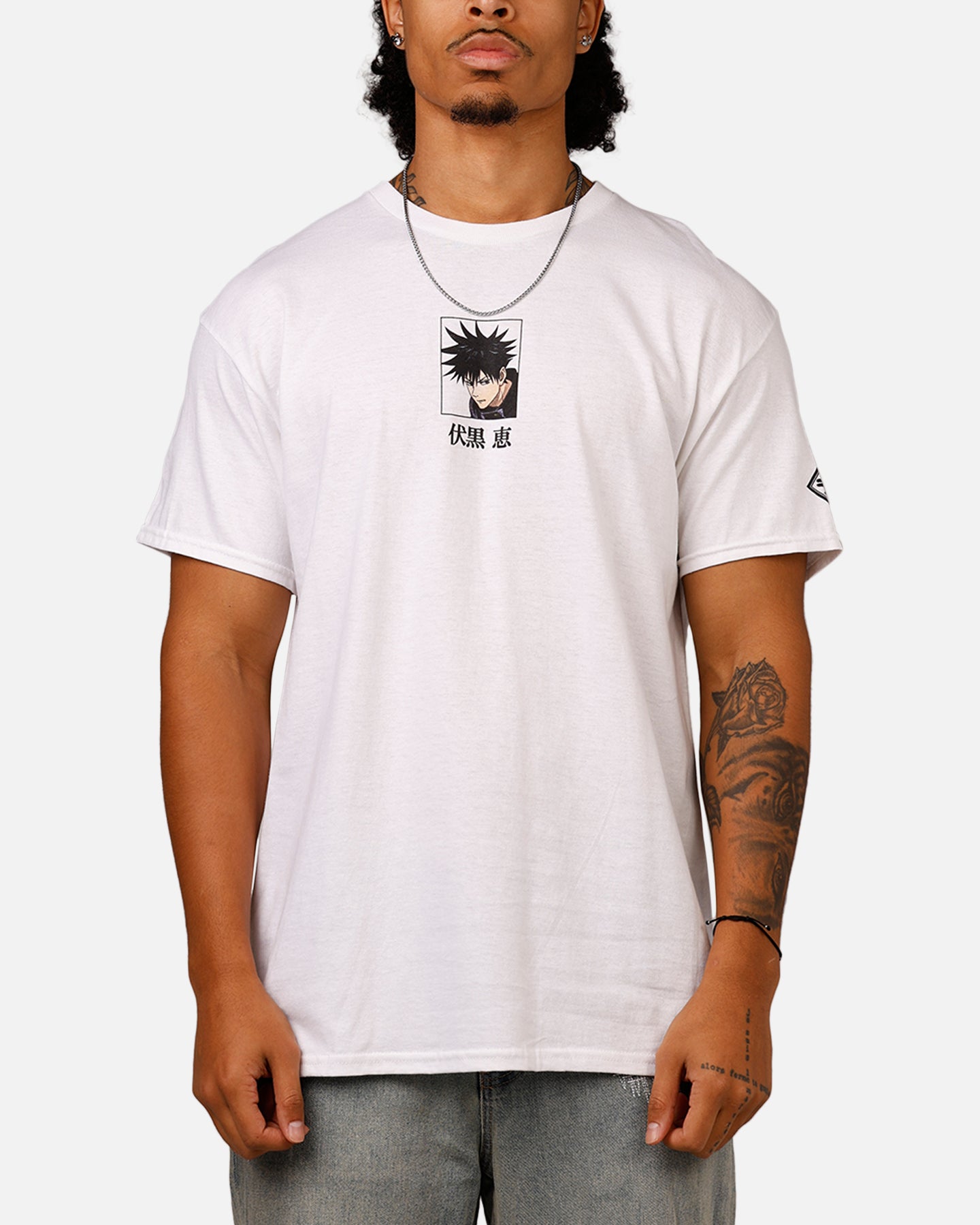 Goat Crew X Jujutsu Kaisen Fushiguro T-Shirt White | Culture Kings US