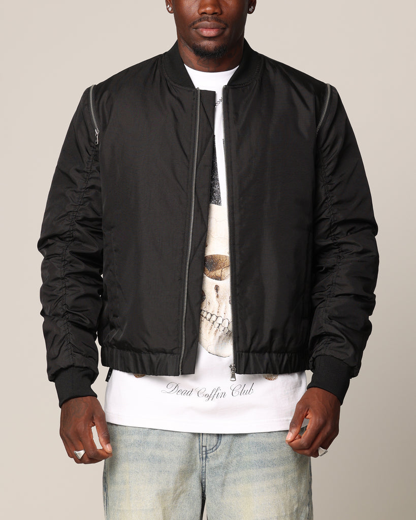 Saint Morta Hell Bat Bomber Jacket Black | Culture Kings US