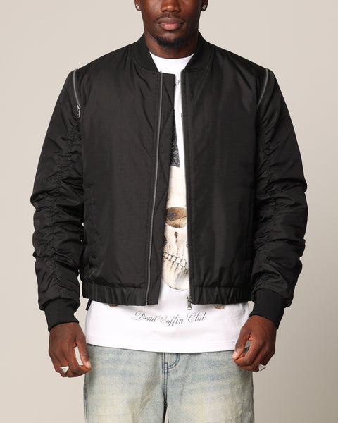 Saint Morta Hell Bat Bomber Jacket Black | Culture Kings US