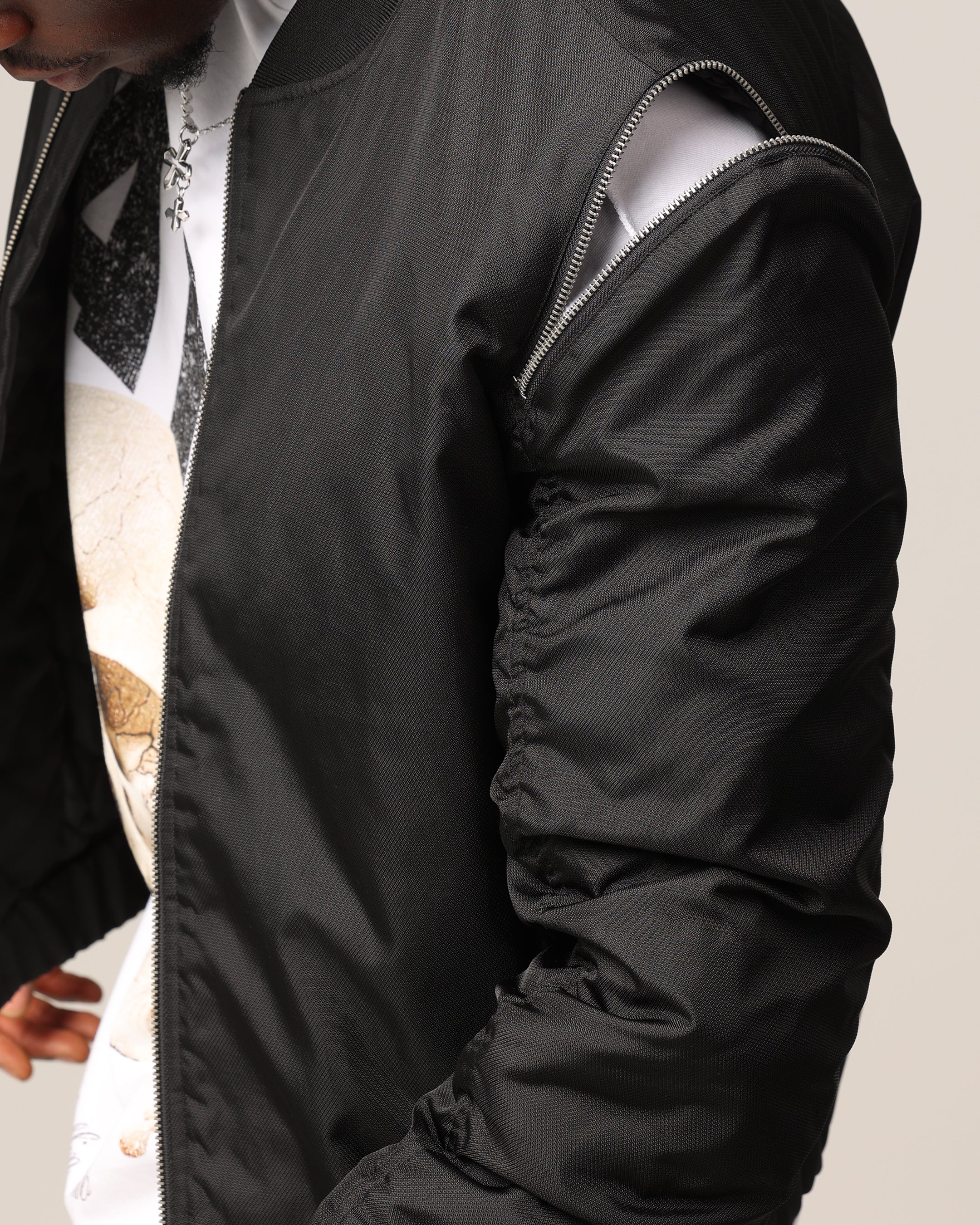 Saint Morta Hell Bat Bomber Jacket Black | Culture Kings US