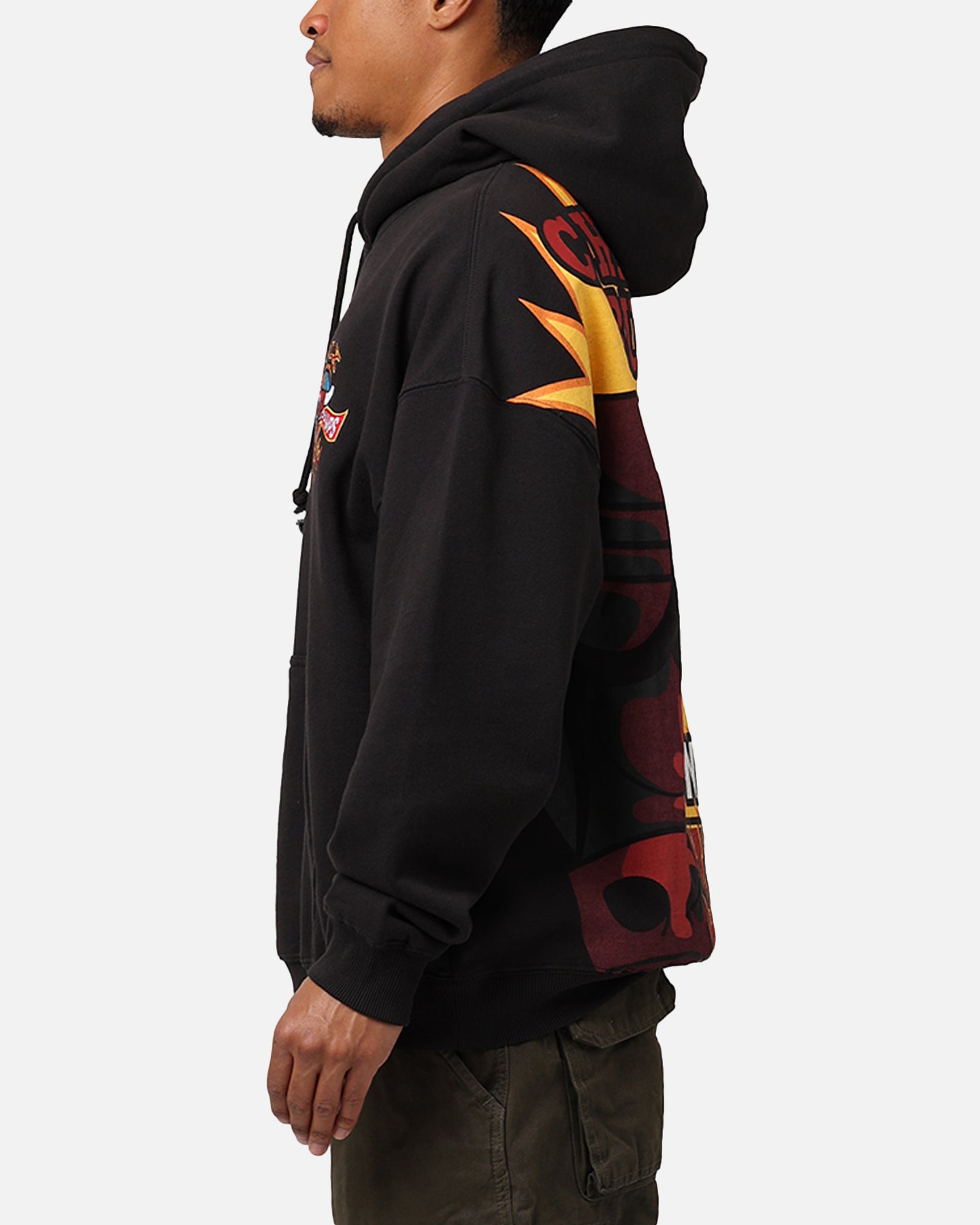 Mitchell & Ness Chicago Bulls 6 Time Hoodie Black | Culture Kings US