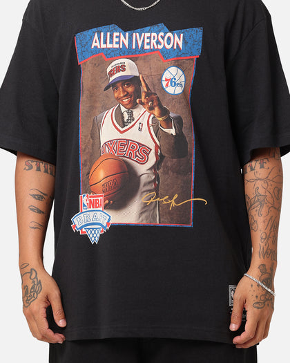 Mitchell & Ness Philadelphia 76ers 1996 NBA Draft T-Shirt Faded Black