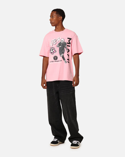 Mitchell & Ness Inter Miami CF Flame 2.0 T-Shirt Light Pink