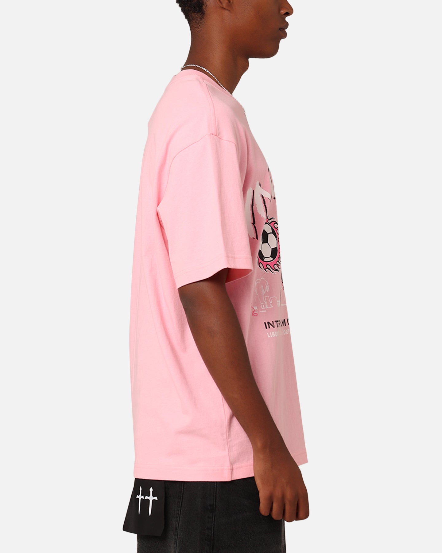 Mitchell & Ness Inter Miami CF Flame 2.0 T-Shirt Light Pink