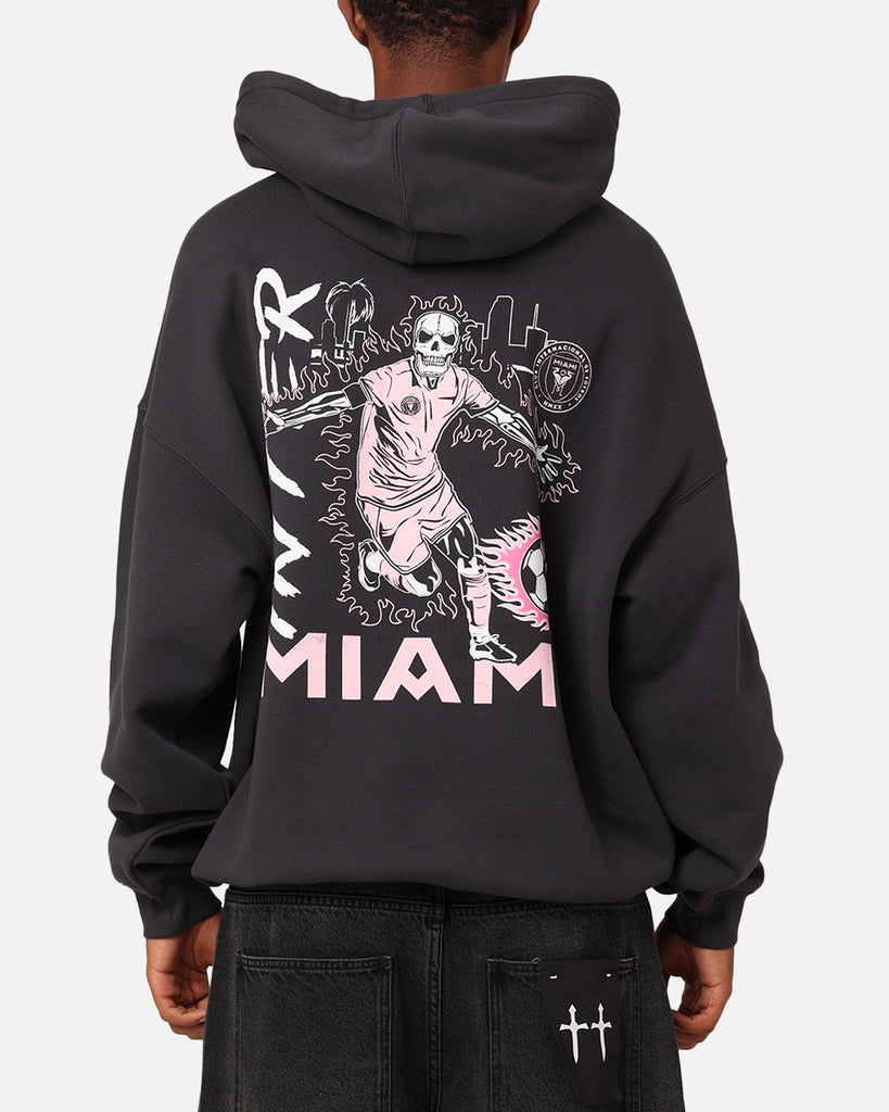 Mitchell & Ness Inter Miami CF Logo Hit Hoodie Faded Black