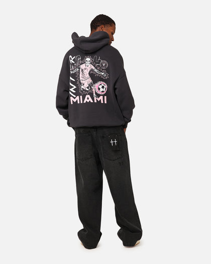 Mitchell & Ness Inter Miami CF Logo Hit Hoodie Faded Black
