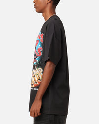 Mitchell & Ness Chicago Bulls On The 6 Champ T-Shirt Faded Black