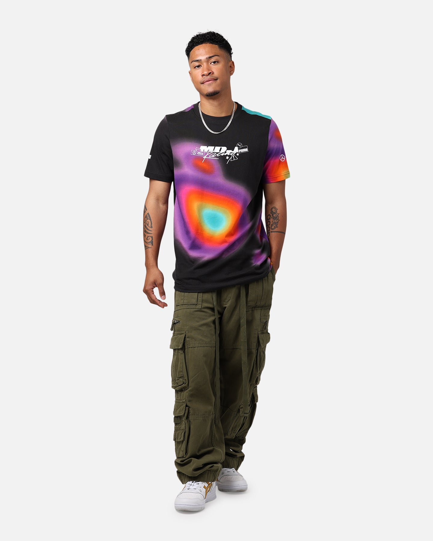 Puma X MAPF1 X MDJ AOP T-Shirt Puma White | Culture Kings US