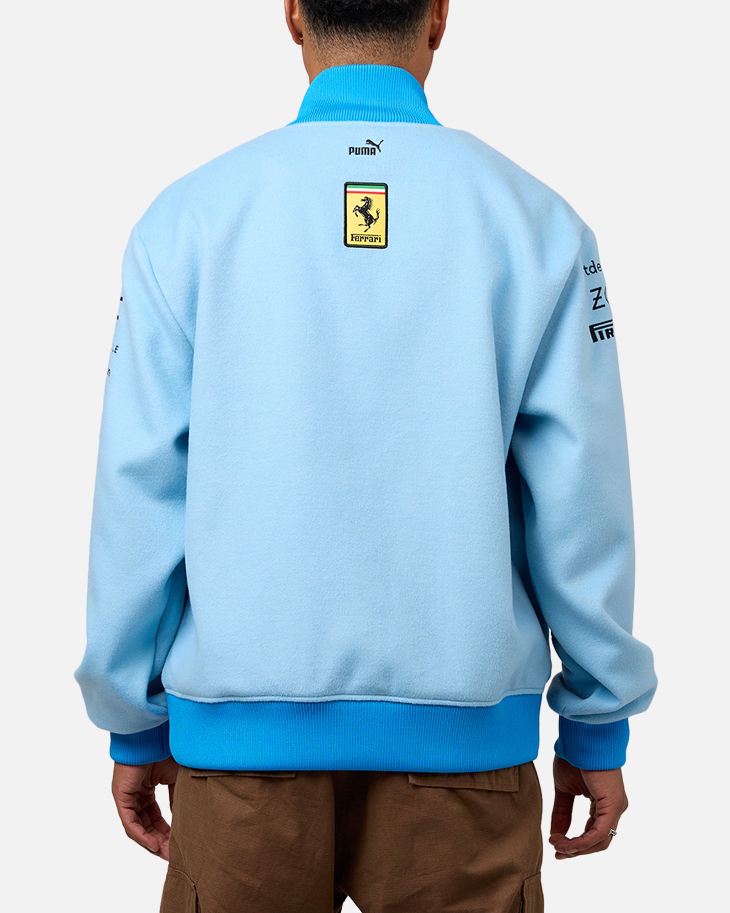 Puma X Scuderia Ferrari Team Miami Grand Prix Varsity Jacket Lazor