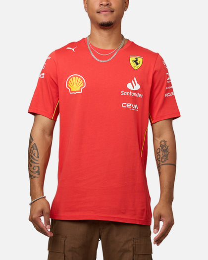 Puma X Scuderia Ferrari 2024 Team T-Shirt Burnt Red