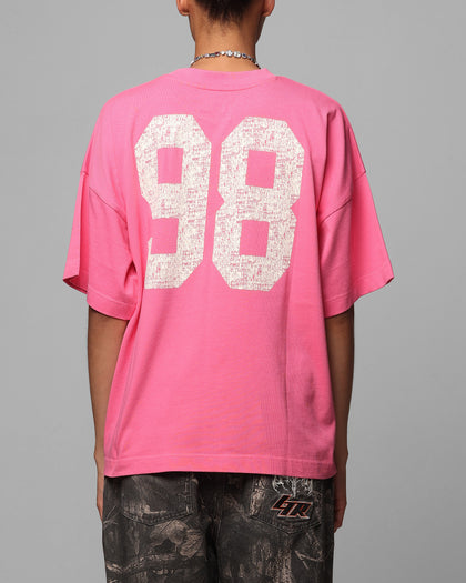 Loiter Human Box T-Shirt Pink