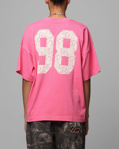 Loiter Human Box T-Shirt Pink