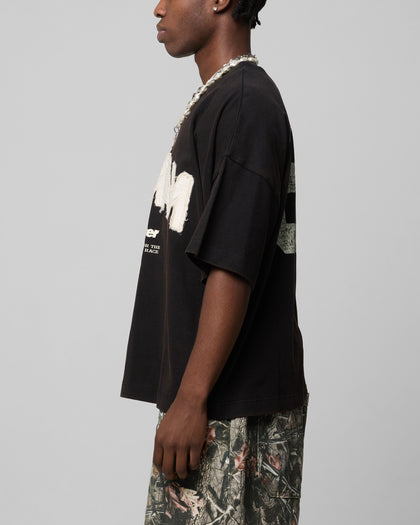 Loiter Human Box T-Shirt Vintage Black