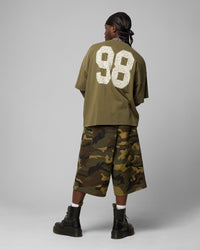 Loiter Human Box T-Shirt Vintage Khaki