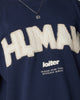 Loiter Human Box T-Shirt Blue