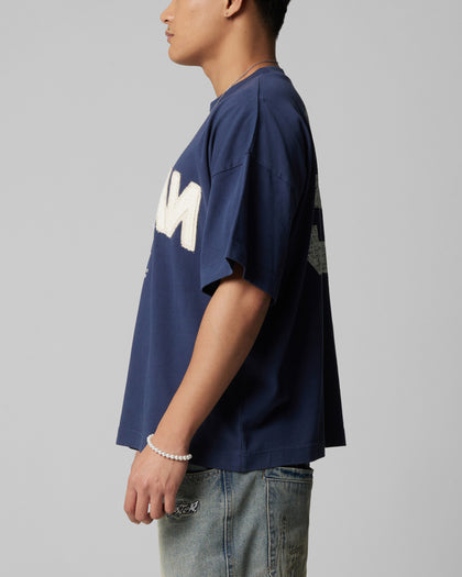 Loiter Human Box T-Shirt Blue