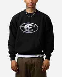 Carre Chromestar Oversized Crewneck Black