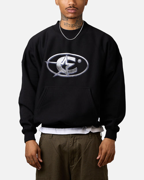 Carre Chromestar Oversized Crewneck Black