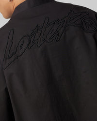 Loiter Riot Button Up Shirt Black