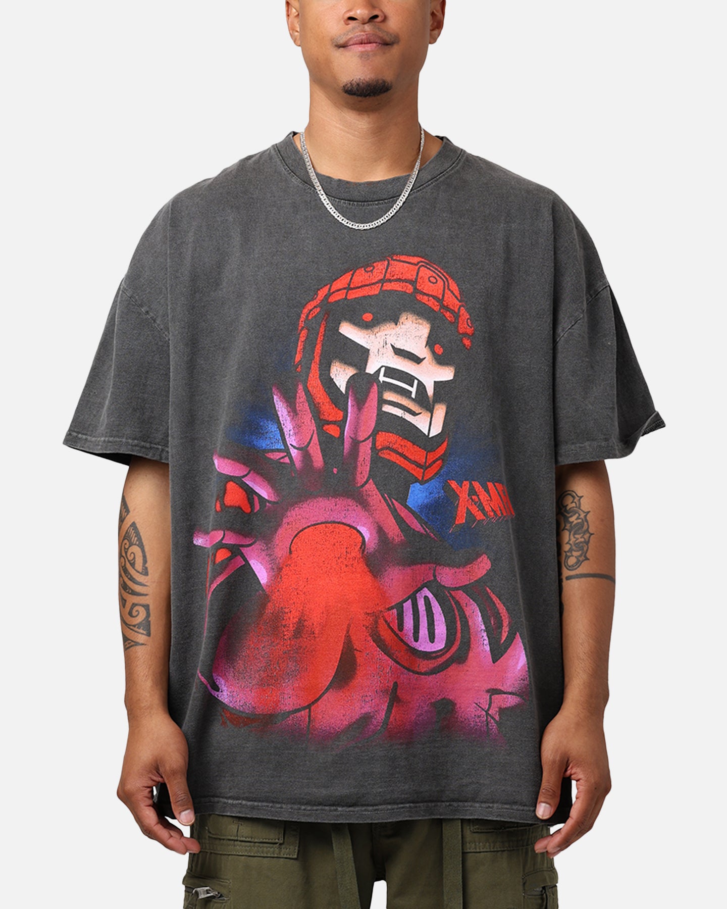 Marvel X-Men Sentinel Heavyweight T-Shirt Black Wash | Culture
