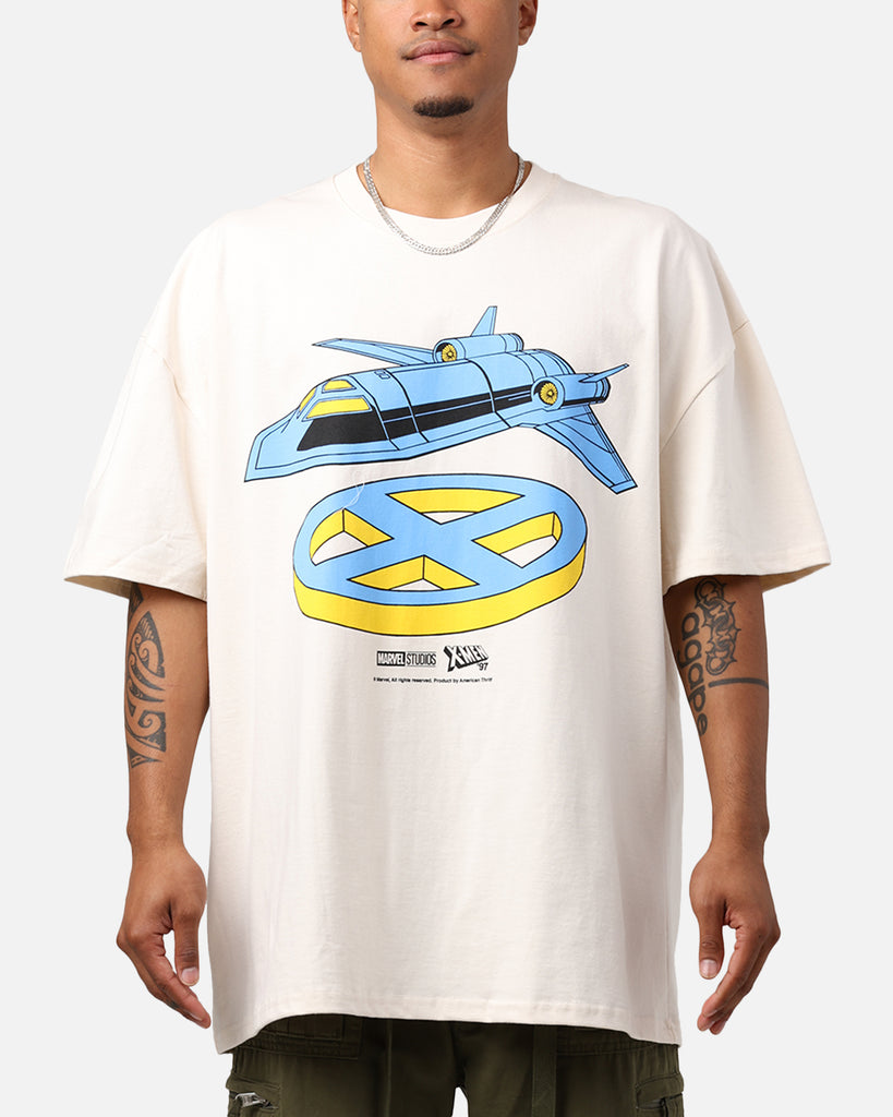 Marvel X-Men The Blackbird Heavyweight T-Shirt Off White | Culture