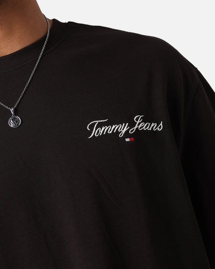 Tommy Jeans TJM OVZ Serif Linear T-Shirt Black