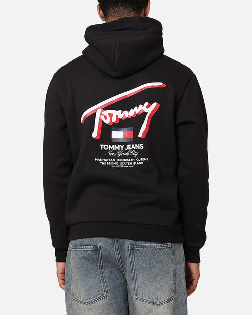 Tommy Jeans Reg 3D Street TJ Hoodie Black