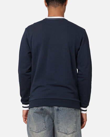 Tommy Jeans TJM Reg Tipping Varsity Crewneck Dark Night Navy