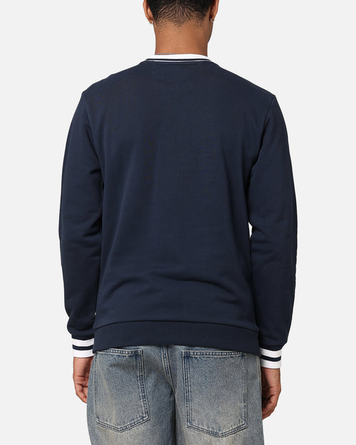 Tommy Jeans TJM Reg Tipping Varsity Crewneck Dark Night Navy