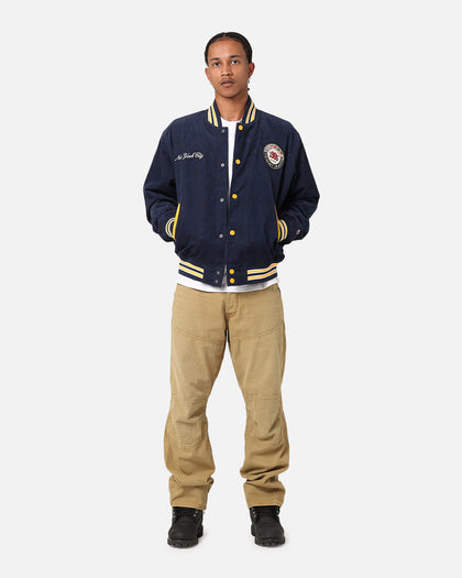 Tommy Jeans TJU Archive Corduroy Games Varisty Jacket Twilight Indigo