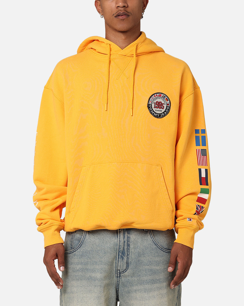 Tommy Jeans TJU Archive Games Hoodie College Gold | Culture Kings US