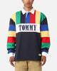 Tommy Jeans TJU Archive Games Multi Rugby Shirt Twilight Indigo