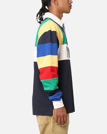 Tommy Jeans TJU Archive Games Multi Rugby Shirt Twilight Indigo