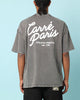 Carré Gorgeous Script Oversized T-Shirt Washed Charcoal