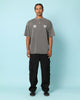 Carré Gorgeous Script Oversized T-Shirt Washed Charcoal