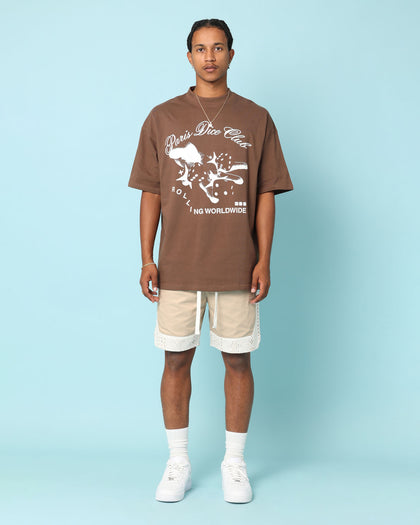 Carré Rollers Oversized T-Shirt Brown