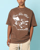 Carré Rollers Oversized T-Shirt Brown