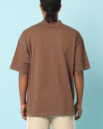 Carré Rollers Oversized T-Shirt Brown