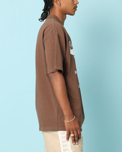 Carré Rollers Oversized T-Shirt Brown
