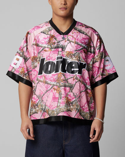 Loiter Training Jersey Pink Camo