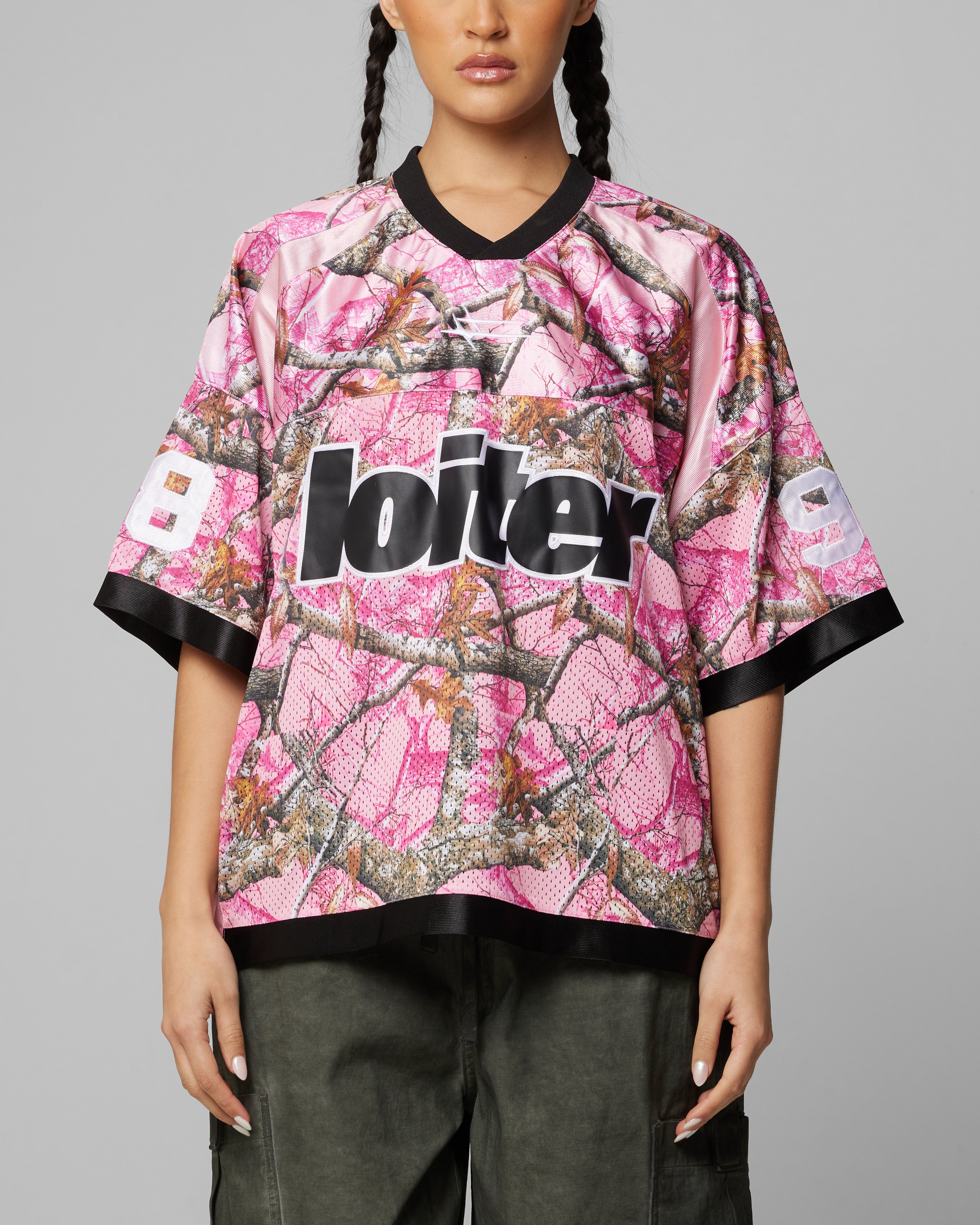 Loiter Training Jersey Pink Camo | Culture Kings US