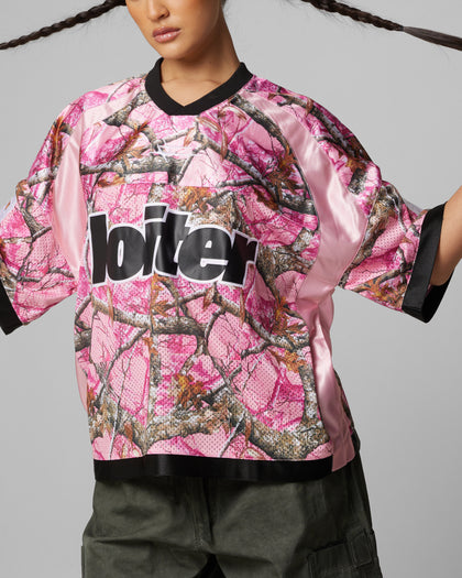 Loiter Training Jersey Pink Camo