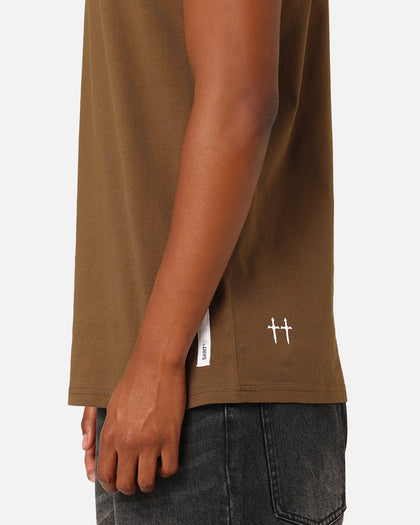 Saint Morta Emblem Muscle T-Shirt Army Green