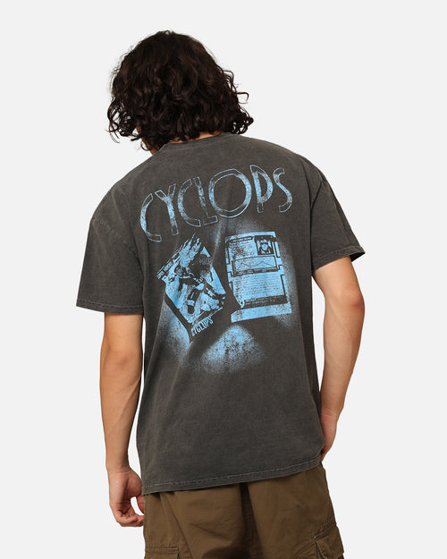 Marvel X-Men Cyclops Heavyweight T-Shirt Black Wash