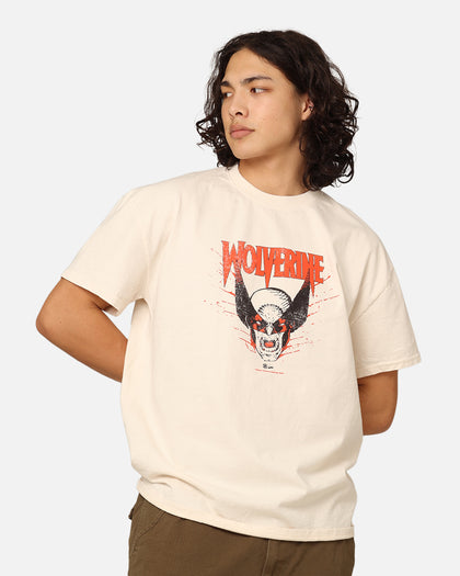 Marvel X-Men Wolverine Heavyweight T-Shirt Off White